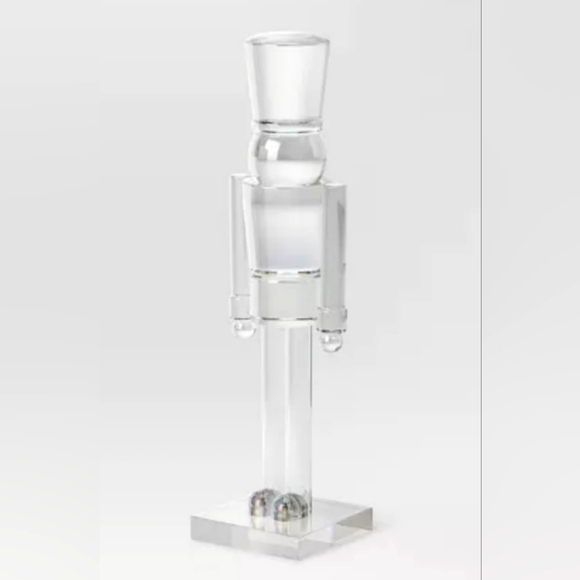 Acrylic Christmas Decorative Nutcracker 10" - Picture 3 of 5